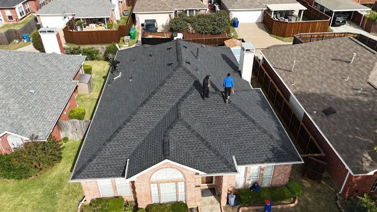 Commercial Roofing work in progress on a San Diego property